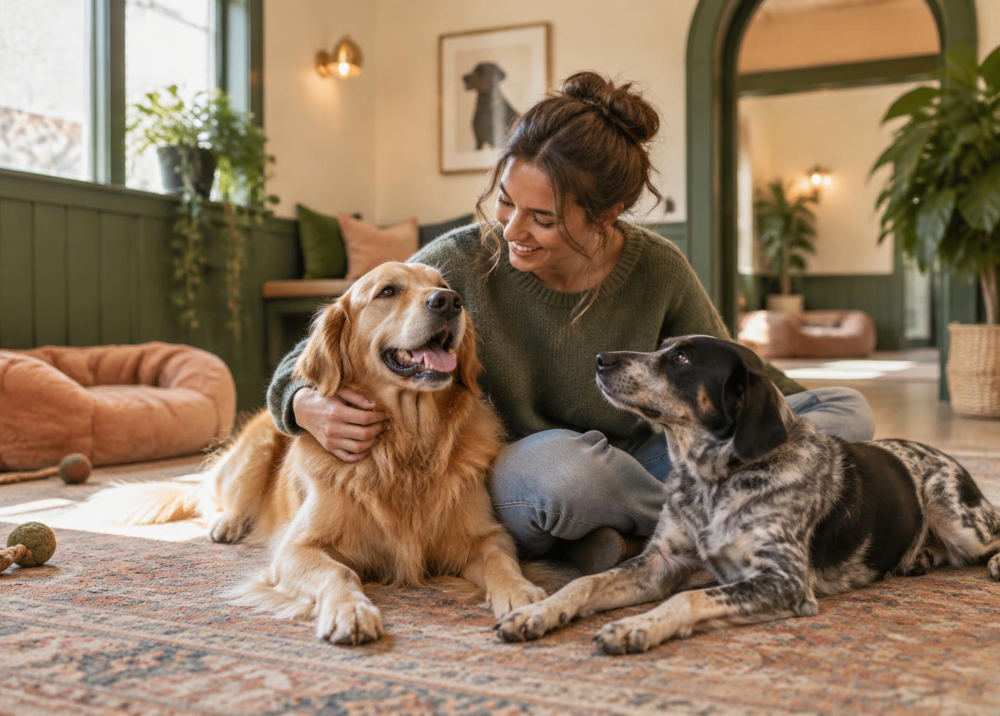 Illustrative preview of attentive pet care